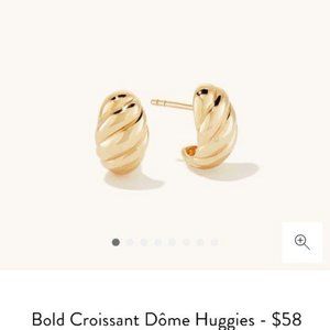 Mejuri croissant earrings
